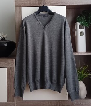 In Extenso pánský svetr vel. L/XL Merino vlna - 4