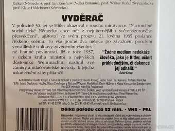 Hitler Bilancování - vyděrač VHS videokazeta - 4