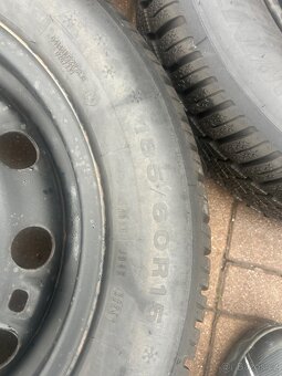 Zimní sada plechových disku 5x100 r 15 Škoda Fabia 3, Rapid - 4