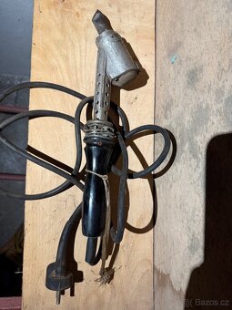 Odporová pájka / klempířská pájka – retro, bakelitová - 4