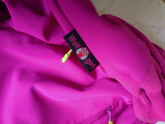 Podzimní šustákové softshell kalhoty 146 Wolf - 4