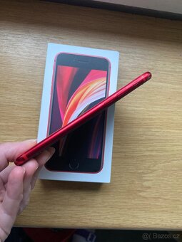 iPhone SE 2020 RED – 64 GB – funkční, ale praskl - 4