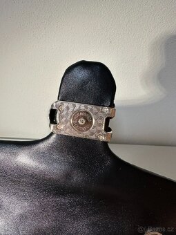 🖤 Exkluzivní prošívaná kožená kabelka Coach Tabby 26 s řetě - 4