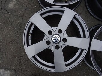 Alu disky šedé na VW, Škoda, 16", 5x112, ET 40, šířka 6,5J - 4