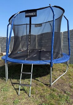 Trampolína Marimex 305 cm + ochranná síť a schůdky - 4