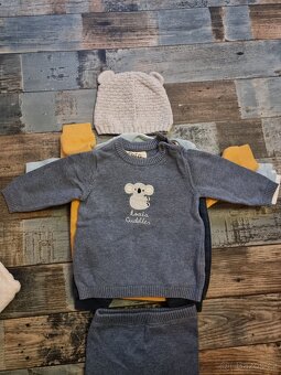 Set F&F velikost 62, body, teplákovka, pyžamko - 4