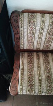 2x lavice, 2x jídelní stůl, 4 židle, dub rustik - 4