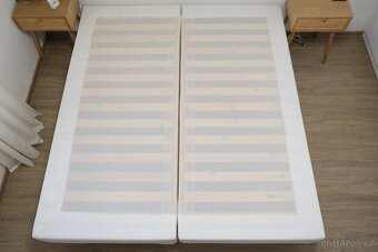 Postel IKEA ESPEVÄR 180x200, včetně potahu a dřevěných nohou - 4