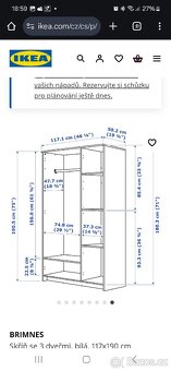 Šatní skříň Ikea Brimnes - 4