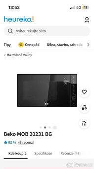 Beko MOB 20231 BG Zánovní - 4