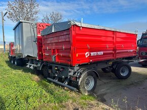 Prodej skladu Dvounápravový třístranný přívěs T739 14t - 4