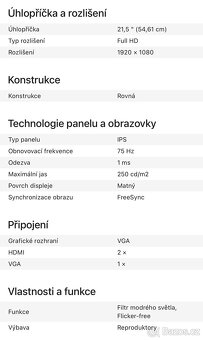 21.5 Acer Nitro VG220Q Gaming - 4