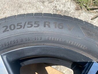 Alu kola 5x108.r16.Letni pneu205/55/16.Ford,Peugeot,Renault. - 4