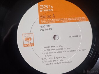 LP Bob Dylan Hard Rain 1976 Japan - 4