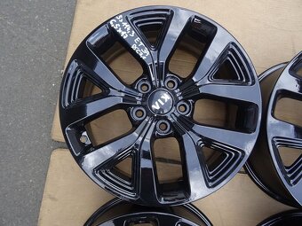 Alu disky černé origo Kia 17", 5x114.3 , ET 40, šířka 6,5J - 4