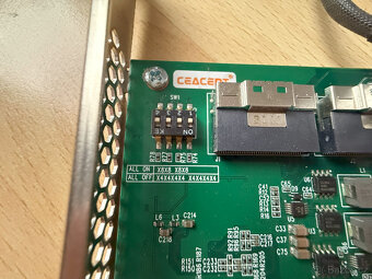 Sada PCIe adaptérů a PLX switche pro zapojení 8 NVMe. - 4