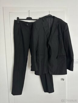Společenský oblek sako kalhoty 54 XL - 4