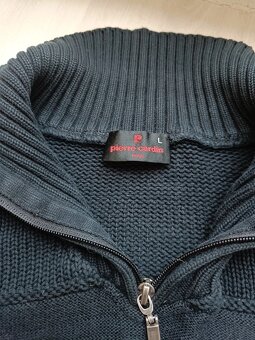 Černý pánský svetr Pierre Cardin, vel. L - 4