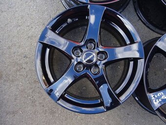 Alu disky černé Borbet, 16", 5x112, ET 38, šířka 6,5J - 4