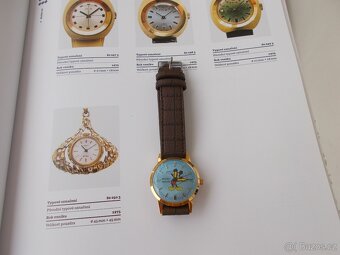 krasne darkove zlacene hodinky prim Mickey Mouse funkcni - 4