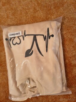 Nová dámská měkoučká meruńková mikina vel. 4x - 4