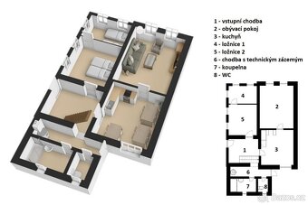 Prodej chalupy, Černý Důl, ev.č. 00825 - 4