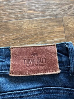 Dámské modré used rifle/džíny Time out, vel. 28/30 - 4
