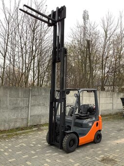 Toyota 8FGF15, 2020, 1.5t, triplex 4.3m, sideshift, 4100h - 4