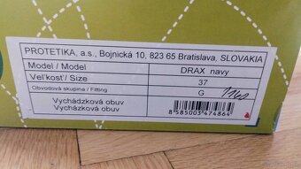 Vel. 37, chlapecká obuv Protetika Drax navy - 4
