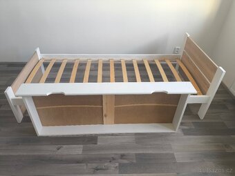 Postel 90x200 s úložným boxem pod postel - 4