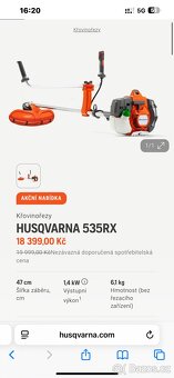 Husqvarna 535 RX zánovní stav - 4