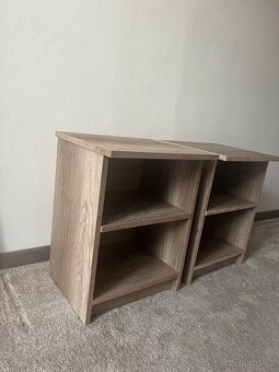 Noční stolek IKEA dub - 4