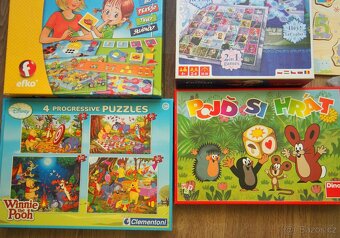 deskové hry, puzzle, vkládačky Trefl, Clementoni, Dino - 4