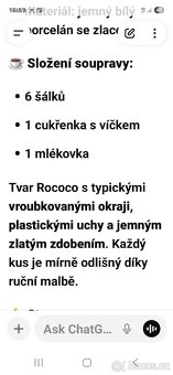 Porcelánová neúplná sada epiag mezivalečná - 4