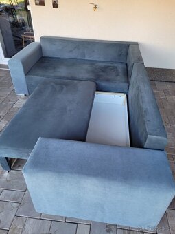 Zánovní rohová sedací souprava - 4