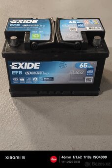 AUTOBATERIE EXIDE 65Ah 650A EFB - 4