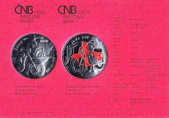 Stříbrná mince CS -  500 Kč -  2022 -  Motocykl Jawa 250 - B - 4