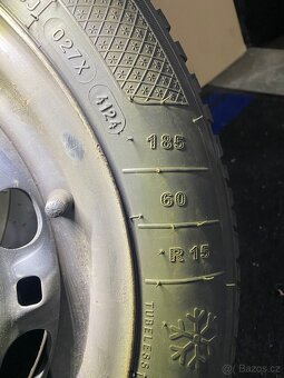 Plechová sada zimních kol 5x100 185/65/15 - 4