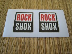 Nové originální samolepky ROCK SHOX, 2-kusy - 4