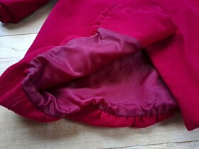 Tmavě červený flaušový kabát Havoc vel. 5-6 let - 4