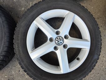 16"zimní alu sada Aspen 5x112 origo Golf 7 6 Caddy Touran - 4