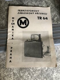 Tranzistorový zábleskový přístroj TR-64 - 4