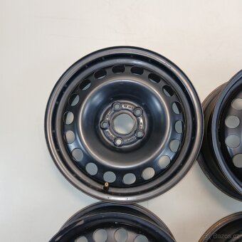 Plechové disky na Opel 5x105 ET37 6Jx15" 56,6 - sada 4ks - 4
