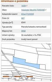 Pozemek Valašské Meziříčí Vichury - KÚ Křivé - 4