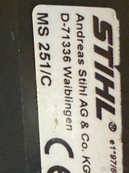 Stihl MS251/C motorova pila - 4