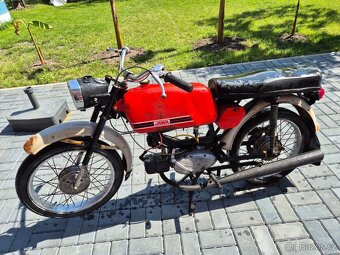 Jawa 23 Mustang bez TP, červený 2. - 4