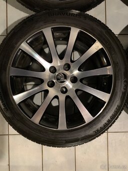 Alu kola Škoda R17 5X112 LETNÍ PNEU 225/50 R17 ANNAPURNA - 4