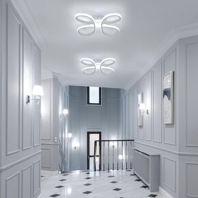 Moderní stropní LED svítidlo - bílé - 4