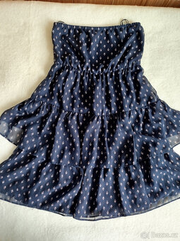 tmavě modré vzorované šaty, zn.Clockhouse - 4