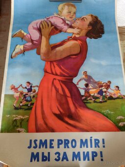 Starožitný velkoformátový plakát - 4